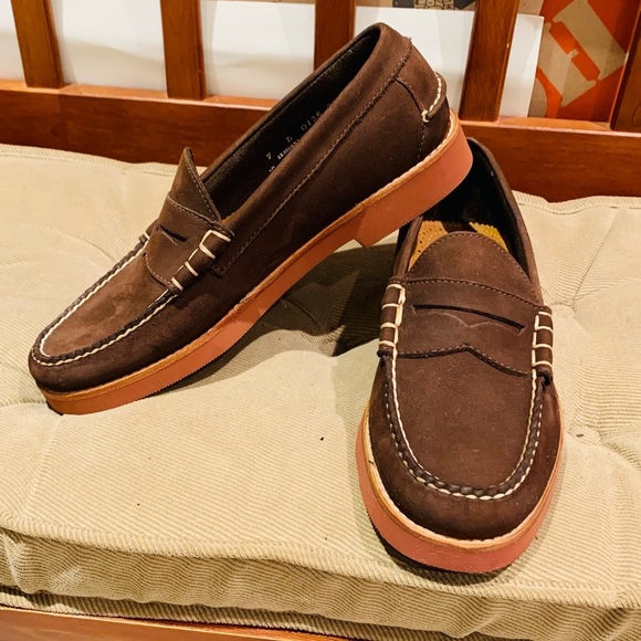 Bass Other - Bass Waldo Suede Penny Loafers.
